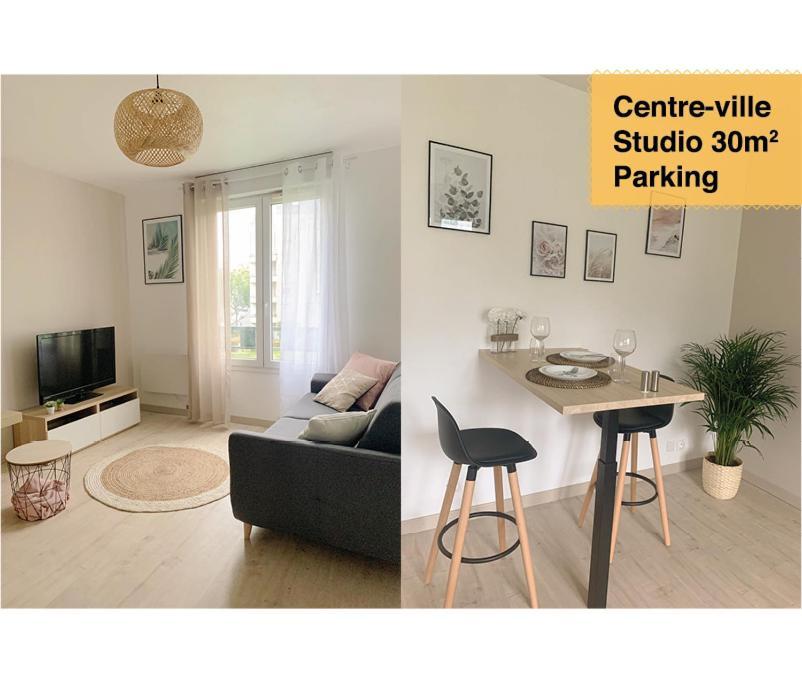 Studio 30M2 - Au Pied De La Gare - Parking แซร์ฌี ภายนอก รูปภาพ