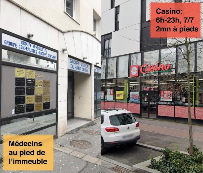 Studio 30M2 - Au Pied De La Gare - Parking แซร์ฌี ภายนอก รูปภาพ
